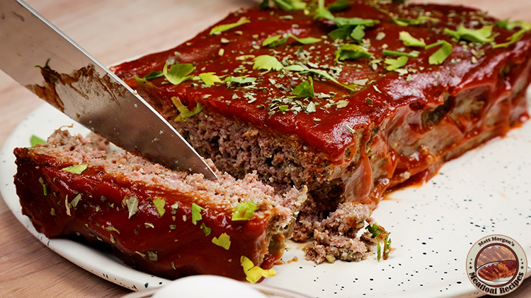 Homemade keto friendly meatloaf recipe